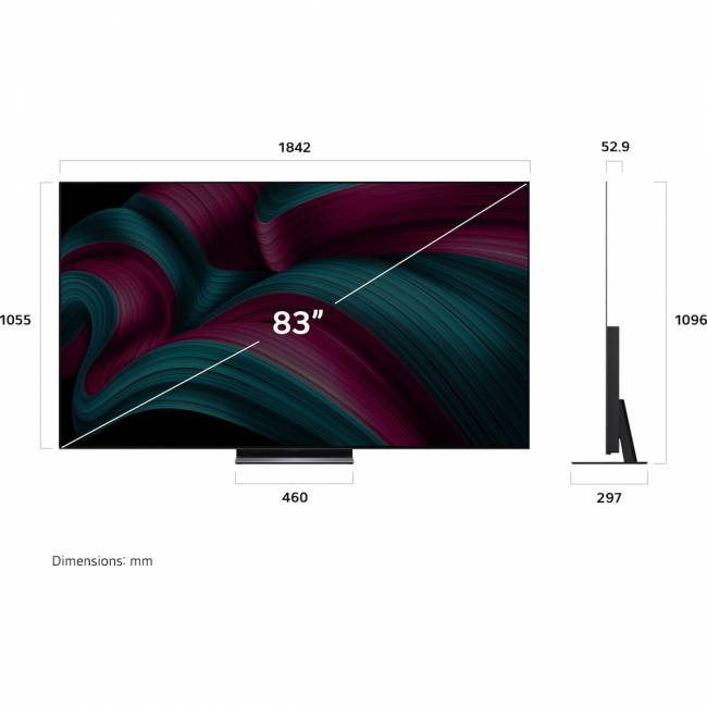 Телевизор 83'' LG LG OLED83C5RLA.ARUG — для бизнеса и офиса Телевизор 83'' LG LG OLED83C5RLA.ARUG — для бизнеса и офиса