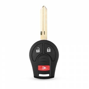 Корпус ключа NISSAN 2+1 кнопки NSN14 без лого (чип и бат. на корпусе)