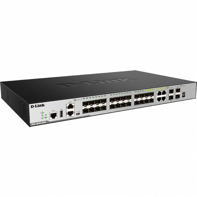 Коммутатор D-Link DGS-3630-28SC/A2ASI — для бизнеса и офиса Коммутатор D-Link DGS-3630-28SC/A2ASI — для бизнеса и офиса