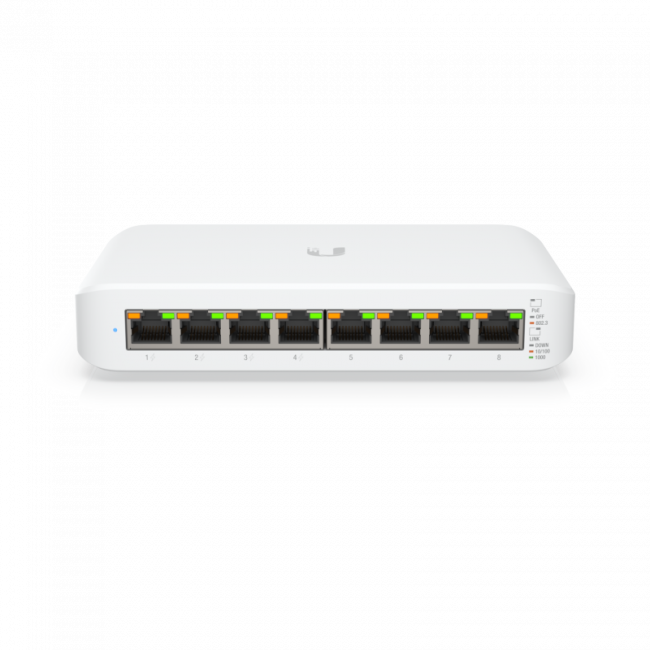 Коммутатор Ubiquiti USW-Lite-8-PoE — для бизнеса и офиса