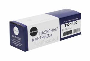 Тонер-картридж NetProduct (N-TK-1100) для Kyocera FS-1024MFP/1124MF/1110, 2,1K Тонер-картридж NetProduct (N-TK-1100) для Kyocera FS-1024MFP/1124MF/1110, 2,1K