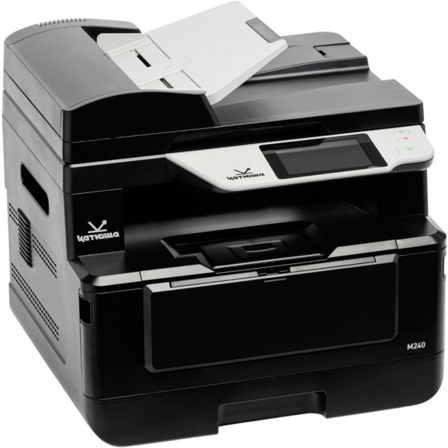 МФУ Катюша M240 принтер/копир/сканер, А4 формат, монохромный 40 стр/мин, 1200 dpi. Скан: цвет/чб. 4 ГБ RAM, 1 Гб Ethernet, USB, USB-host, Wi-Fi (опция), Факс (опция). Тонер в комплекте 3 000 отпечатков. Российское производство, Российская мат.плата; РЕЕСТ — для бизнеса и офиса МФУ Катюша M240 принтер/копир/сканер, А4 формат, монохромный 40 стр/мин, 1200 dpi. Скан: цвет/чб. 4 ГБ RAM, 1 Гб Ethernet, USB, USB-host, Wi-Fi (опция), Факс (опция). Тонер в комплекте 3 000 отпечатков. Российское производство, Российская мат.плата; РЕЕСТ — для бизнеса и офиса