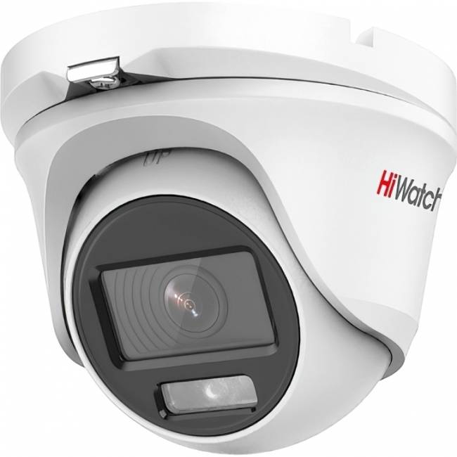 2Мп уличная купольная HD-TVI камера с LED-подсветкой до 20м и технологией ColorVu, 1/3" CMOS, f=2.8мм, мех. ИК-фильтр, 0.001 Лк@F1.0, DWDR, HLC, 3D DNR, LED, HD-TVI/AHD/CVI/CVBS, IP66, -40 +60°С, 12В DC±25%, 2,4Вт Камера видеонаблюдения HD-TVI уличная HIW — для бизнеса и офиса 2Мп уличная купольная HD-TVI камера с LED-подсветкой до 20м и технологией ColorVu, 1/3" CMOS, f=2.8мм, мех. ИК-фильтр, 0.001 Лк@F1.0, DWDR, HLC, 3D DNR, LED, HD-TVI/AHD/CVI/CVBS, IP66, -40 +60°С, 12В DC±25%, 2,4Вт Камера видеонаблюдения HD-TVI уличная HIW — для бизнеса и офиса
