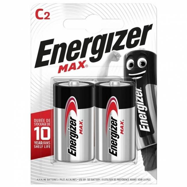 Э\п Energizer MAX LR14 C BL2 — для бизнеса и офиса