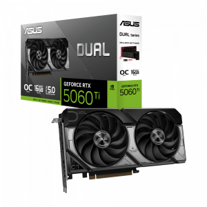 Видеокарта ASUS Dual GeForce RTX 5060 Ti 16GB GDDR7 OC Edition