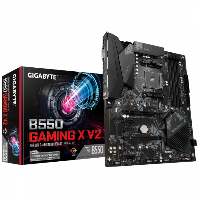Материнская плата Gigabyte B550 Gaming X V2 (rev. 1.0) — для бизнеса и офиса Материнская плата Gigabyte B550 Gaming X V2 (rev. 1.0) — для бизнеса и офиса