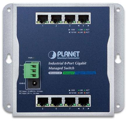 WGS-4215-8T индустриальный коммутатор Коммутатор PLANET WGS-4215-8T — для бизнеса и офиса WGS-4215-8T индустриальный коммутатор Коммутатор PLANET WGS-4215-8T — для бизнеса и офиса