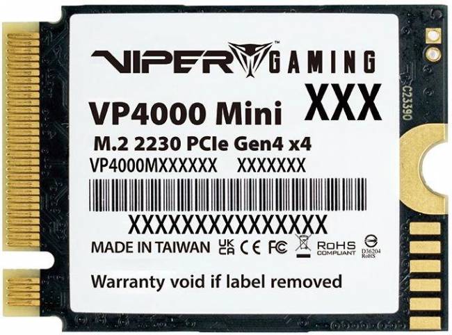 Накопитель SSD Patriot VP4000M500GM23 — для бизнеса и офиса Накопитель SSD Patriot VP4000M500GM23 — для бизнеса и офиса