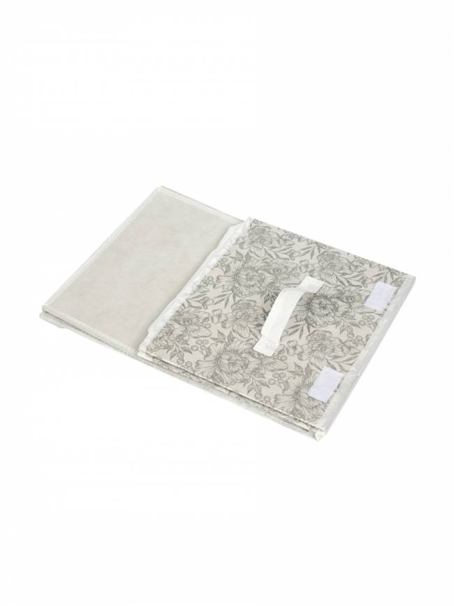 Короб для хранения Короб для хранения Grey Flower 30х40x25 — для бизнеса и офиса Короб для хранения Короб для хранения Grey Flower 30х40x25 — для бизнеса и офиса
