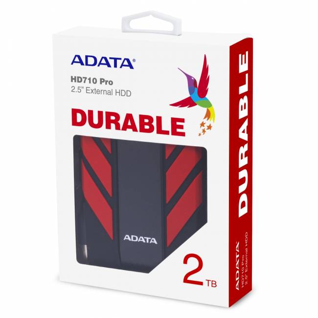 Внешний жесткий диск ADATA 2TB HD710P Red — для бизнеса и офиса