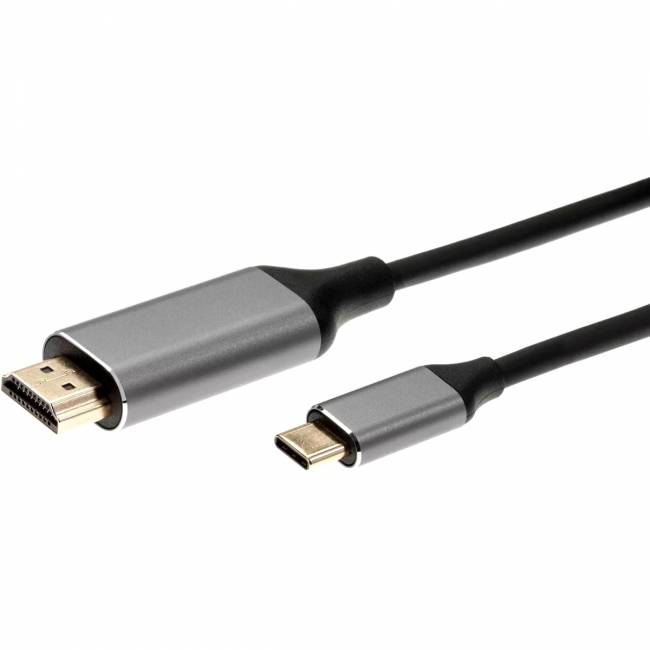 Кабель USB 3.1 Type-Cm --> HDMI A(m) 4K@60Hz,1.8m,Alum,iOpen(Aopen/Qust) <ACU423MC-1.8M> Кабель AOpen USB 3.1 Type-C M/HDMI M (ACU423MC-1.8M) — для бизнеса и офиса Кабель USB 3.1 Type-Cm --> HDMI A(m) 4K@60Hz,1.8m,Alum,iOpen(Aopen/Qust) <ACU423MC-1.8M> Кабель AOpen USB 3.1 Type-C M/HDMI M (ACU423MC-1.8M) — для бизнеса и офиса