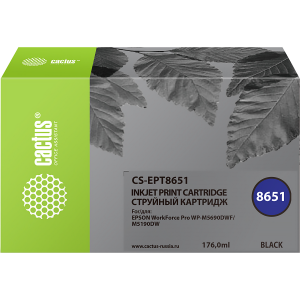 Картридж струйный Cactus 8651 (CS-EPT8651)