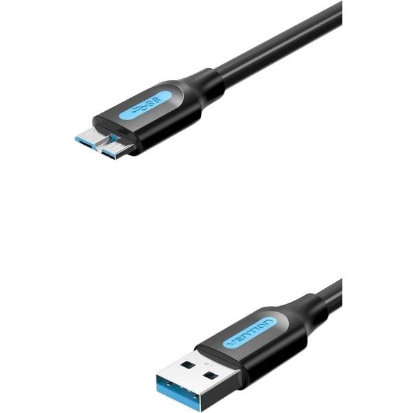 Кабель Vention USB 3.0 AM/micro B - 3м. Кабель Vention USB 3.0 AM/Micro-B - 3 м (COPBI) — для бизнеса и офиса Кабель Vention USB 3.0 AM/micro B - 3м. Кабель Vention USB 3.0 AM/Micro-B - 3 м (COPBI) — для бизнеса и офиса