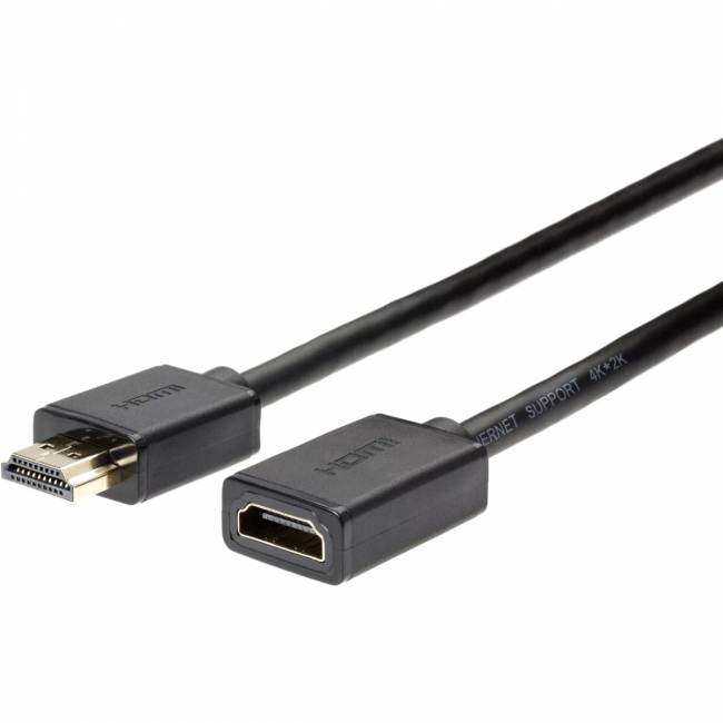 Кабель удлинительный  HDMI-19M---HDMI-19F ver 2.0, 3m, Telecom <TCG-235MF-3M> Telecom TCG235MF-3M — для бизнеса и офиса