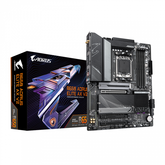 Материнская плата GIGABYTE B650 A ELITE AX V2 — для бизнеса и офиса Материнская плата GIGABYTE B650 A ELITE AX V2 — для бизнеса и офиса