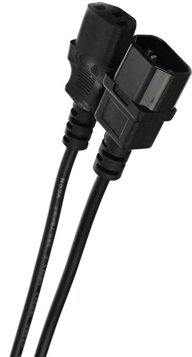 Кабель монитор - компьютер 220V (UPS -> устройство) <VDE> 3G*0.75mm2 VCOM <CE001-CU0.75-1.8>, 1.8м VCOM CE001-CU0.75-1.8M — для бизнеса и офиса Кабель монитор - компьютер 220V (UPS -> устройство) <VDE> 3G*0.75mm2 VCOM <CE001-CU0.75-1.8>, 1.8м VCOM CE001-CU0.75-1.8M — для бизнеса и офиса