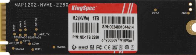 Накопитель SSD SHENZHEN KINGSPEC ELECTRONICS TECHNOLOGY CO LTD NX-1TB — для бизнеса и офиса Накопитель SSD SHENZHEN KINGSPEC ELECTRONICS TECHNOLOGY CO LTD NX-1TB — для бизнеса и офиса