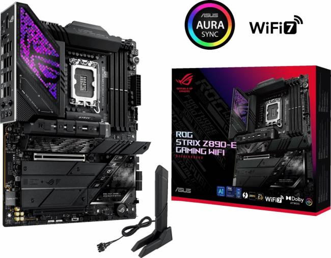 Материнская плата ASUS ROG STRIX Z890-E GAMING WIFI — для бизнеса и офиса Материнская плата ASUS ROG STRIX Z890-E GAMING WIFI — для бизнеса и офиса