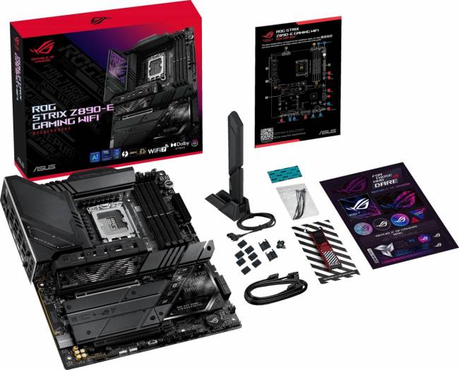 Материнская плата ASUS ROG STRIX Z890-E GAMING WIFI — для бизнеса и офиса Материнская плата ASUS ROG STRIX Z890-E GAMING WIFI — для бизнеса и офиса