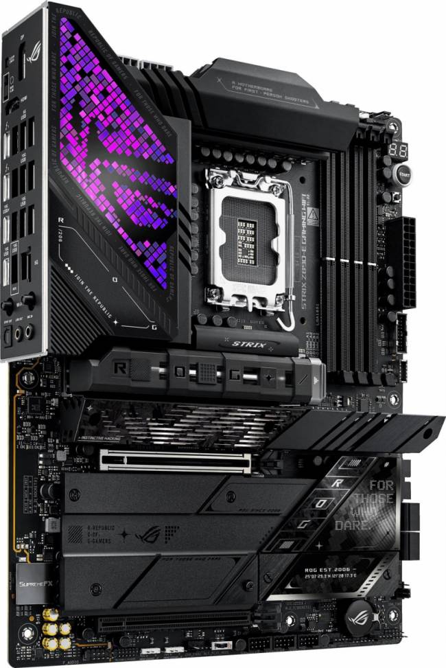 Материнская плата ASUS ROG STRIX Z890-E GAMING WIFI — для бизнеса и офиса Материнская плата ASUS ROG STRIX Z890-E GAMING WIFI — для бизнеса и офиса