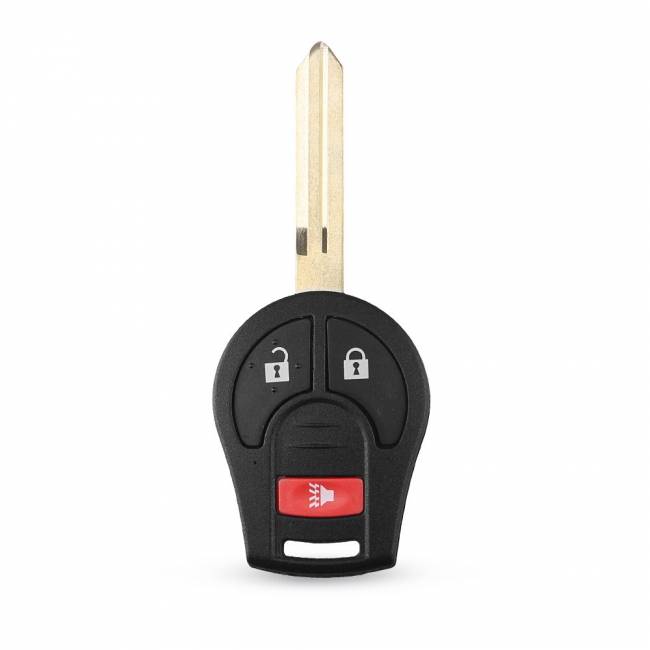 Корпус ключа NISSAN 2+1 кнопки NSN14\чип и бат. на корпусе\ с лого — для бизнеса и офиса