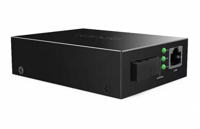 Однорежимный медиаконвертер со скоростью 100 Мбит/с Tenda TFC100B — для бизнеса и офиса
