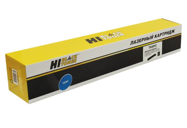 Тонер-картридж Hi-Black (HB-TK-895C) для Kyocera FS-C8025MFP/8020MFP, C, 6K — для бизнеса и офиса
