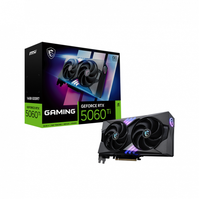 Видеокарта MSI GeForce RTX 5060 Ti — для бизнеса и офиса
