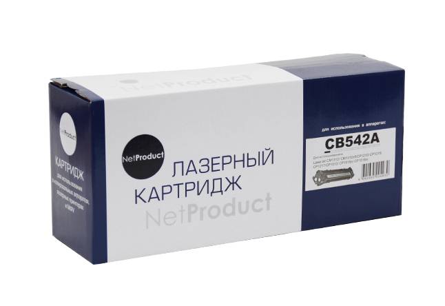 Картридж NetProduct (N-CB542A) для HP CLJ CM1300/CM1312/CP1210/CP1215, Y, 1,5K — для бизнеса и офиса Картридж NetProduct (N-CB542A) для HP CLJ CM1300/CM1312/CP1210/CP1215, Y, 1,5K — для бизнеса и офиса