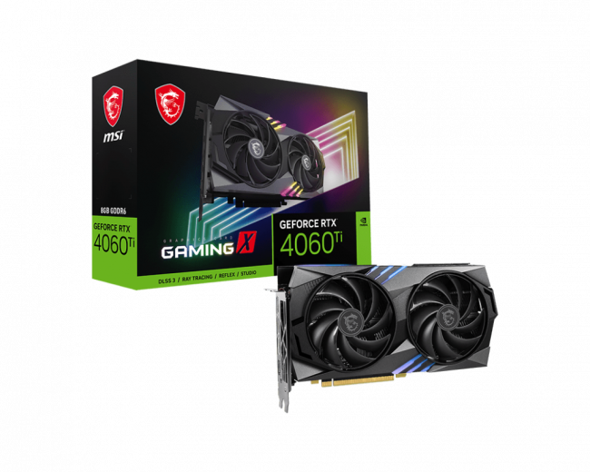 Видеокарта MSI GeForce RTX 4060 Ti GAMING 8G — для бизнеса и офиса Видеокарта MSI GeForce RTX 4060 Ti GAMING 8G — для бизнеса и офиса