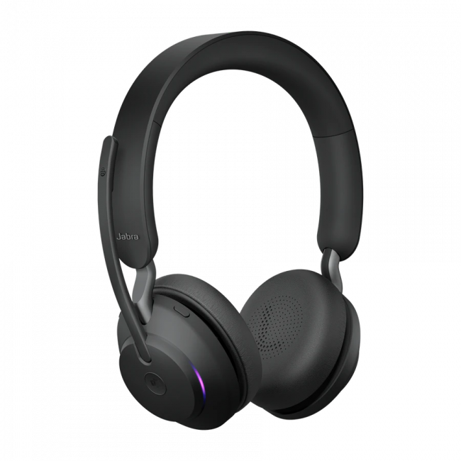 Гарнитура беспроводная Jabra Evolve2 65 - USB-C MS Teams Stereo - Black — для бизнеса и офиса Гарнитура беспроводная Jabra Evolve2 65 - USB-C MS Teams Stereo - Black — для бизнеса и офиса