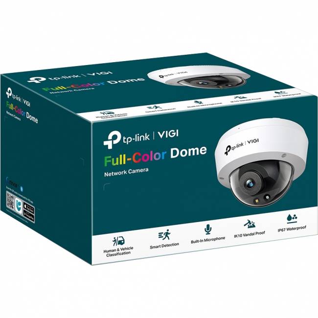 Цветная купольная IP-камера 3 Мп TP-Link VIGI C230(4mm) — для бизнеса и офиса Цветная купольная IP-камера 3 Мп TP-Link VIGI C230(4mm) — для бизнеса и офиса
