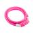 Велосипедный замок №31 розовый 12x1000 мм — для бизнеса и офиса Велосипедный замок №31 розовый 12x1000 мм — для бизнеса и офиса