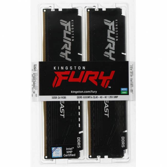 Память оперативная Kingston KF560C40BBK2-16 — для бизнеса и офиса Память оперативная Kingston KF560C40BBK2-16 — для бизнеса и офиса