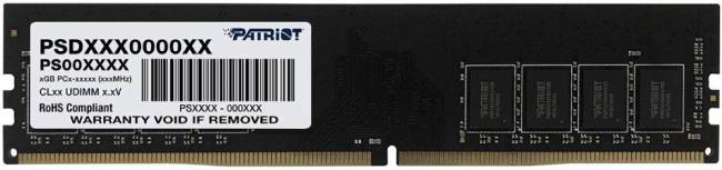 Память DDR4 16Gb 2666MHz Patriot PSD416G266681 — для бизнеса и офиса Память DDR4 16Gb 2666MHz Patriot PSD416G266681 — для бизнеса и офиса