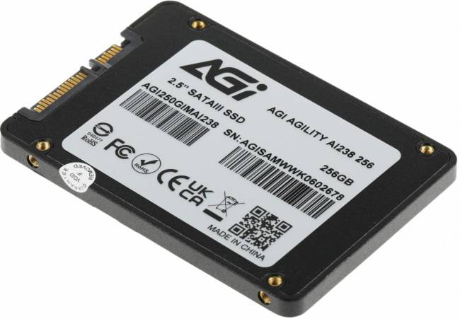 Накопитель SSD AGI TECHNOLOGY CO., LTD AGI250GIMAI238-CB — для бизнеса и офиса Накопитель SSD AGI TECHNOLOGY CO., LTD AGI250GIMAI238-CB — для бизнеса и офиса