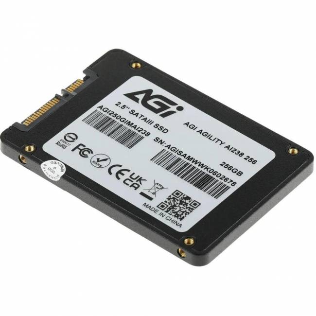 Накопитель SSD AGI TECHNOLOGY CO., LTD AGI250GIMAI238-CB — для бизнеса и офиса Накопитель SSD AGI TECHNOLOGY CO., LTD AGI250GIMAI238-CB — для бизнеса и офиса