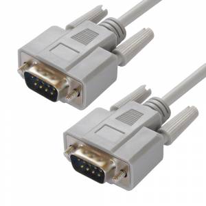 Greenconnect Кабель COM RS-232 порта соединительный 5 m GCR-DB9CM2M-5 m, 9M / 9M Premium, серый, пластиковый пакет Greenconnect COM(RS232) 9M - COM(RS232) 9M 5 m
