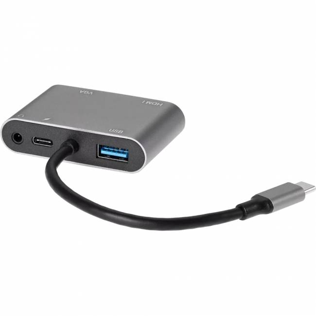 Адаптер USB Type-Cm-->VGA, HDMI 4k*30Hz, USB3.0, PD, Audio, iOpen (Aopen/Qust)<ACU4511> Адаптер-переходник AOpen/Qust USB 3.1 Type C M/HDMI F/VGA F/USB 3.0 Type A F/Jack 3.5 mm F (ACU4511) — для бизнеса и офиса Адаптер USB Type-Cm-->VGA, HDMI 4k*30Hz, USB3.0, PD, Audio, iOpen (Aopen/Qust)<ACU4511> Адаптер-переходник AOpen/Qust USB 3.1 Type C M/HDMI F/VGA F/USB 3.0 Type A F/Jack 3.5 mm F (ACU4511) — для бизнеса и офиса