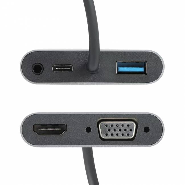 Адаптер USB Type-Cm-->VGA, HDMI 4k*30Hz, USB3.0, PD, Audio, iOpen (Aopen/Qust)<ACU4511> Адаптер-переходник AOpen/Qust USB 3.1 Type C M/HDMI F/VGA F/USB 3.0 Type A F/Jack 3.5 mm F (ACU4511) — для бизнеса и офиса Адаптер USB Type-Cm-->VGA, HDMI 4k*30Hz, USB3.0, PD, Audio, iOpen (Aopen/Qust)<ACU4511> Адаптер-переходник AOpen/Qust USB 3.1 Type C M/HDMI F/VGA F/USB 3.0 Type A F/Jack 3.5 mm F (ACU4511) — для бизнеса и офиса