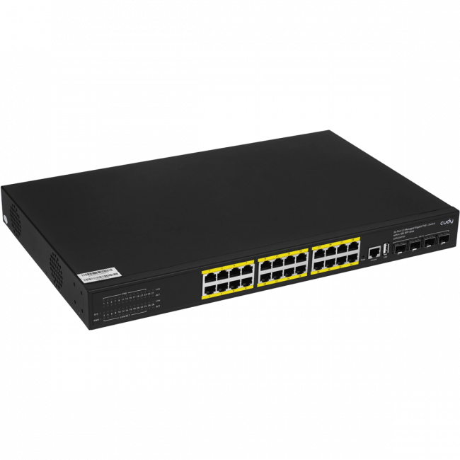 Коммутатор Cudy GS5024PS4-400W — для бизнеса и офиса Коммутатор Cudy GS5024PS4-400W — для бизнеса и офиса