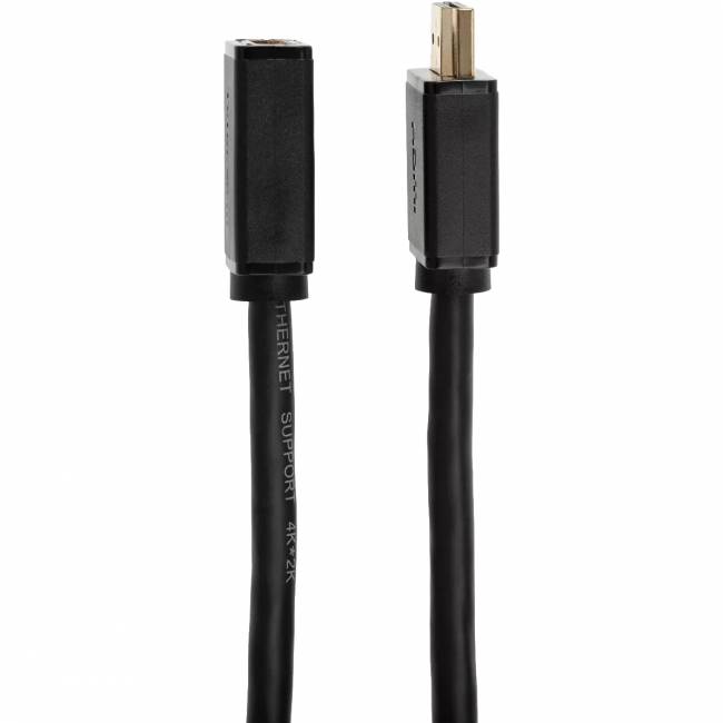 Кабель удлинительный  HDMI-19M---HDMI-19F ver 2.0, 5m, Telecom <TCG-235MF-5M> Кабель Telecom HDMI (m)/HDMI (f) - 5 м (TCG235MF-5M) — для бизнеса и офиса