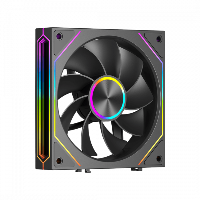 Кулер для корпуса PCCooler F3 X120R ARGB BK — для бизнеса и офиса Кулер для корпуса PCCooler F3 X120R ARGB BK — для бизнеса и офиса
