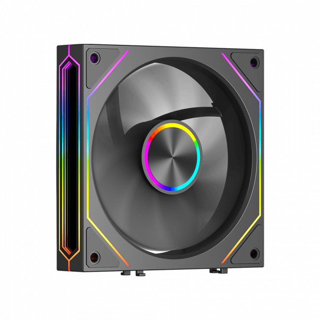 Кулер для корпуса PCCooler F3 X120R ARGB BK — для бизнеса и офиса Кулер для корпуса PCCooler F3 X120R ARGB BK — для бизнеса и офиса