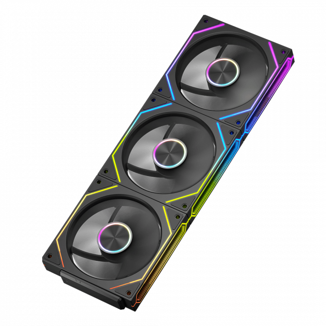 Кулер для корпуса PCCooler F3 X120R ARGB BK — для бизнеса и офиса Кулер для корпуса PCCooler F3 X120R ARGB BK — для бизнеса и офиса
