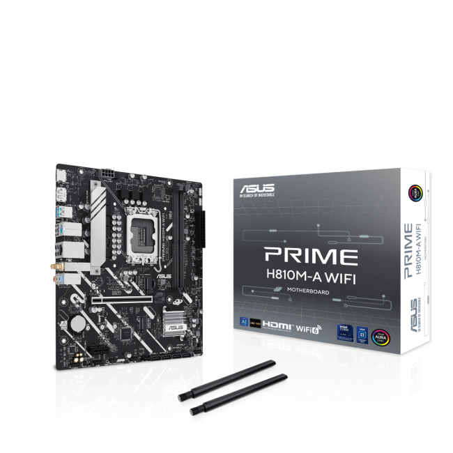 Материнская плата ASUS PRIME H810M-A WIFI — для бизнеса и офиса Материнская плата ASUS PRIME H810M-A WIFI — для бизнеса и офиса