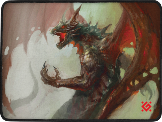 Defender Игровой коврик Dragon Rage M 360x270x3 мм, ткань + резина Defender Dragon Rage M — для бизнеса и офиса