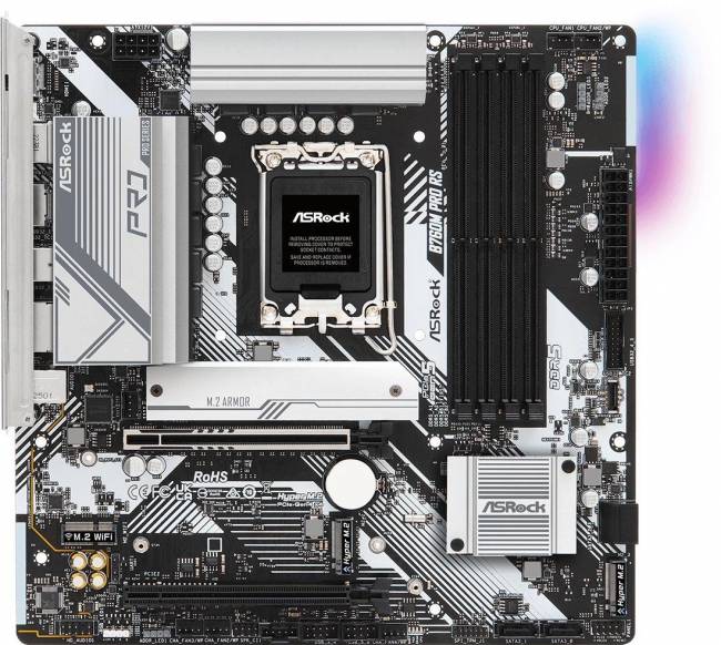Материнская плата ASRock B760M PRO RS — для бизнеса и офиса Материнская плата ASRock B760M PRO RS — для бизнеса и офиса
