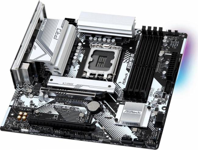 Материнская плата ASRock B760M PRO RS — для бизнеса и офиса Материнская плата ASRock B760M PRO RS — для бизнеса и офиса