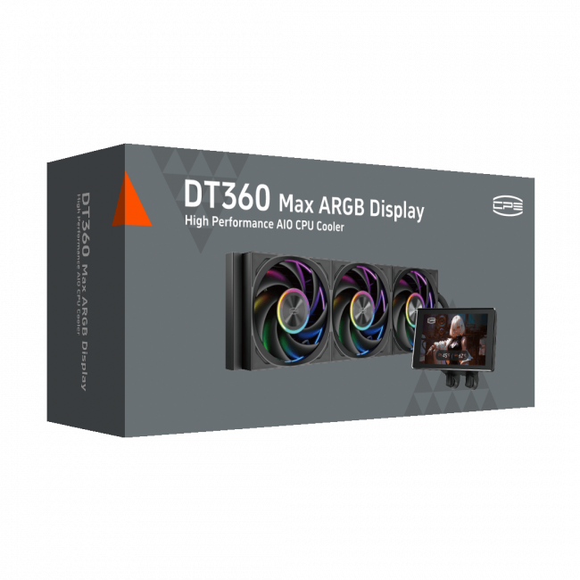 Система охлаждения PCCooler DT360 Max ARGB Display BK — для бизнеса и офиса Система охлаждения PCCooler DT360 Max ARGB Display BK — для бизнеса и офиса